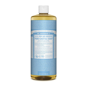Dr. Bronner's - Organic 18-in-1 Magic Pure Castile Liquid Soap