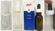 Roll-on bottle, dropper bottle and box; pipette