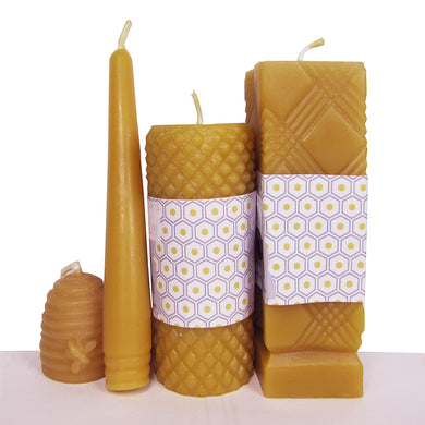 Skep, 6-inch Tapered, and Pillar Candles