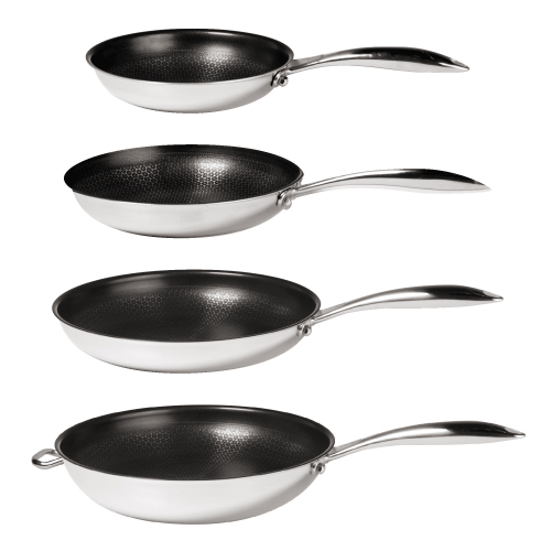 Frieling - Black Cube Stainless Nonstick Fry Pan, 7-7/8