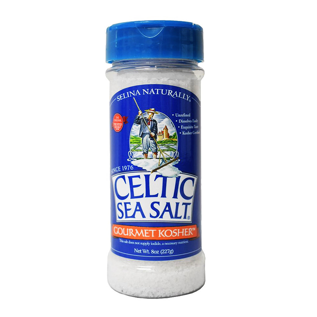 Gourmet Kosher Celtic Sea Salt, 227g shaker