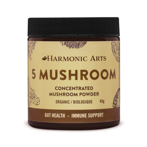 Harmonic Arts 5 Mushroom Concentrated Mushroom Powder, 45g