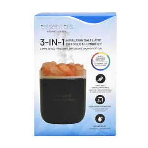 Himalayan Salt Lamp, Diffuser & Humidifier, package