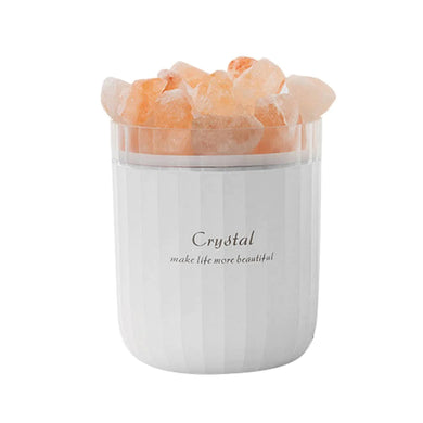 Himalayan Salt Lamp, Diffuser & Humidifier, in white