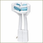 Regular Length Standard Soft 30 Second Smile Replacement Brush Head (Blue)