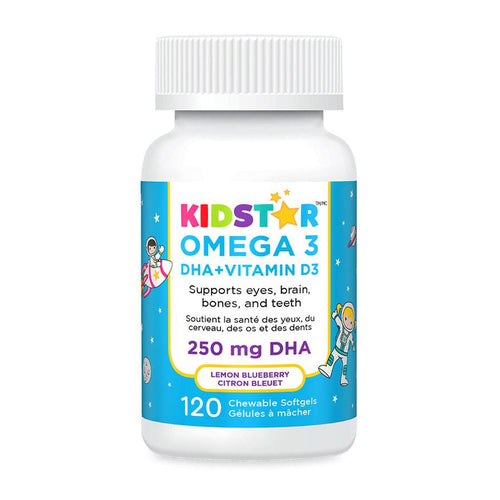 KidStar Nutrients - Omega 3 DHA + Vitamin D3