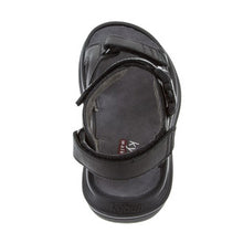 kybun Pado sandal in Black, shown from rear