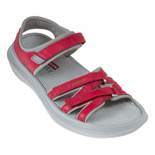 kybun Tessin sandal in Magenta, outer side