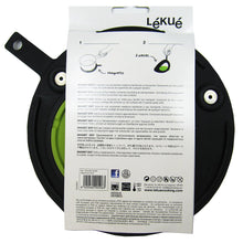 Back of Lekue Trivet, showing directions