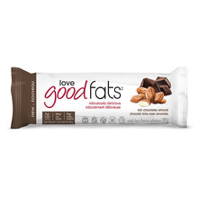 Wrapper for 39g Love Good Fats Rich Chocolatey Almond bar
