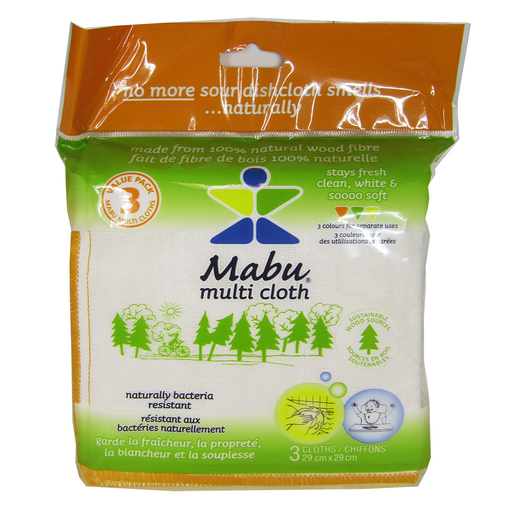 Mabu Cloth - Earth-Friendly Multi Cloth (Biodegradable Wood Fibre ...