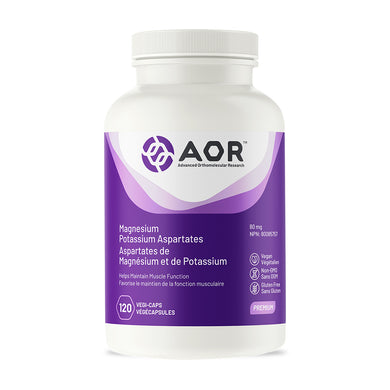 AOR Magnesium/Potassium Aspartates, new label style