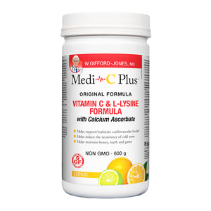 Medi-C Plus, original formula, citrus flavour, 600g jar