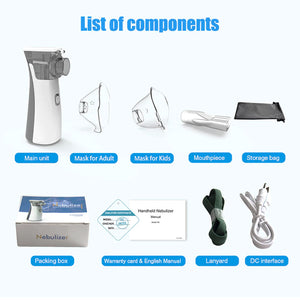 Handheld Mesh Nebulizer components