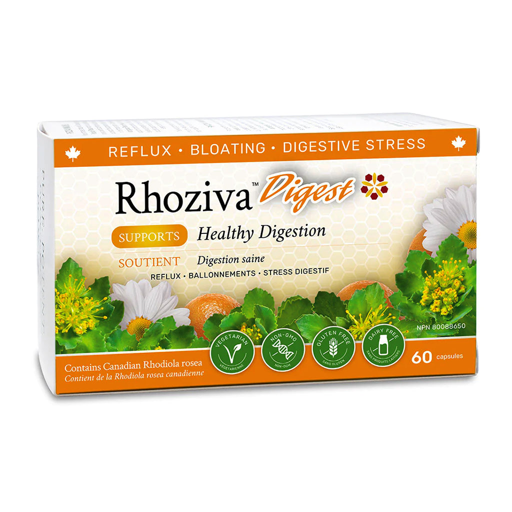 Nanton Nutraceuticals Rhoziva Digest, new packaging