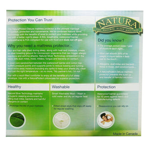 Natura Protect Deluxe Mattress Protector box side panel