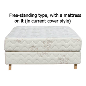 free-standing Foundation and mattress, in current cover style
