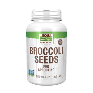 Bottle of NOW Broccoli Seeds for Sprouting