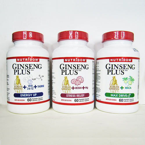 Nutridom Ginseng Plus - three types