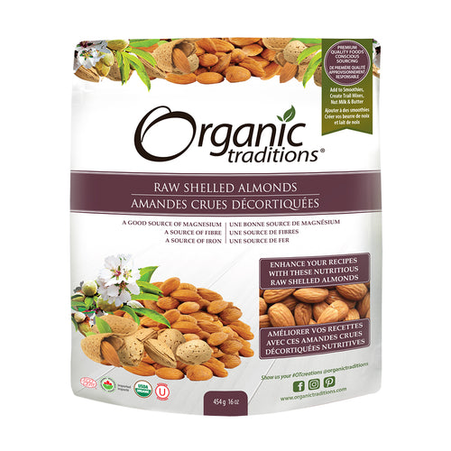 Organic Traditions - Raw Shelled Almonds