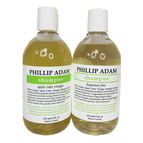 Phillip Adam Apple Cider Vinegar & Fragrance-Free Shampoos