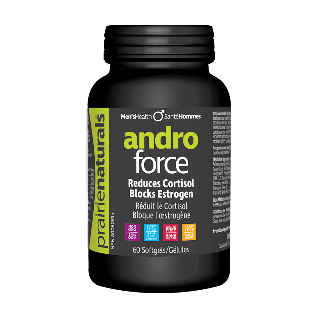 Prairie Naturals - Andro Force (Reduces Cortisol & Blocks Estrogen ...