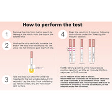 Ovry Pregnancy Test Strip Instructions