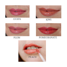 5 shades of Pure Anada Exquisite Lip Gloss on lips