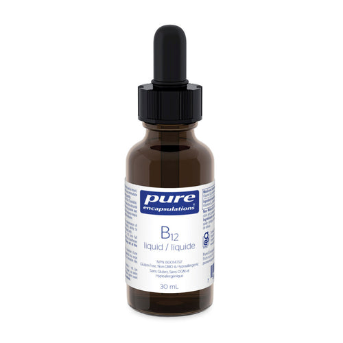 Pure Encapsulations B12 Liquid, 1000 mcg strength