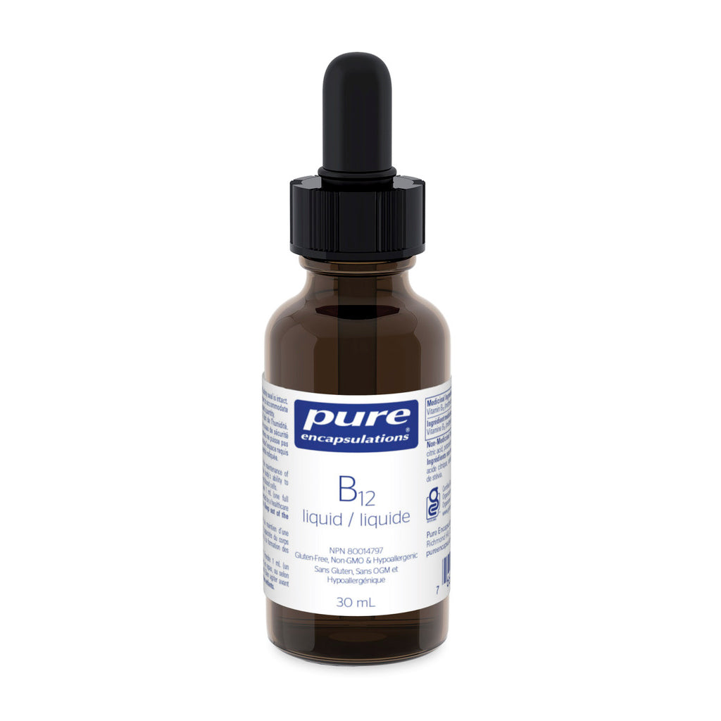 Pure Encapsulations B12 Liquid, 1000 mcg strength