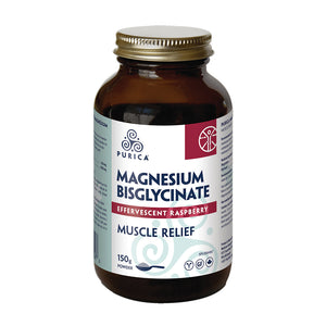 Purica Magnesium Bisglycinate, Effervescent Raspberry