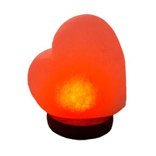 Mini Amber Heart Himalayan Salt Lamp