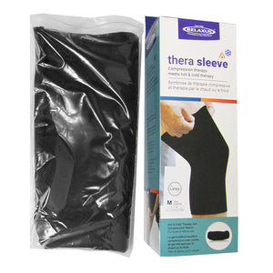 Relaxus Thera Sleeve enclosed in its bag, next to its box