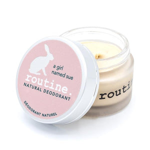 open jar of Routine Natural Deodorant