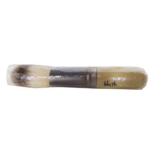 Sappho Blush Brush in package, before bristles spread out