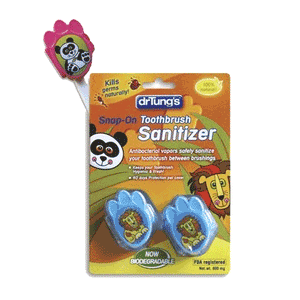 Kids Snap-On Toothbrush Sanitizer