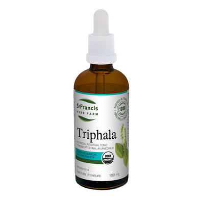 St. Francis Triphala Ayurvedic Intestinal Tonic, new label style