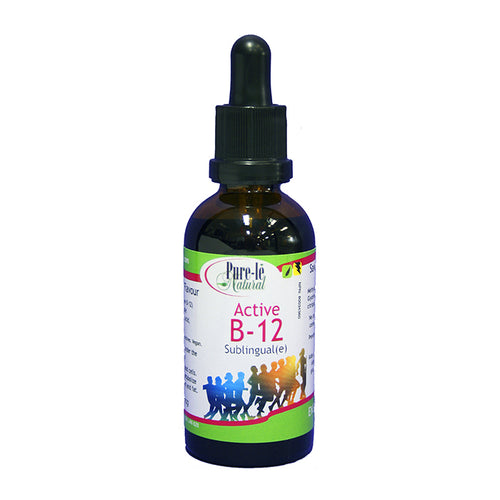 Pure-Le Natural Sublingual Active B-12, Berry Flavour