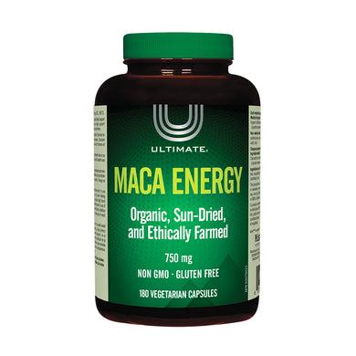 Ultimate Maca Energy, 180 capsule bottle