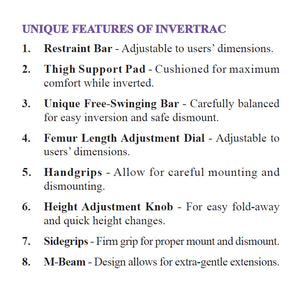 Invertrac Unique Features Legend