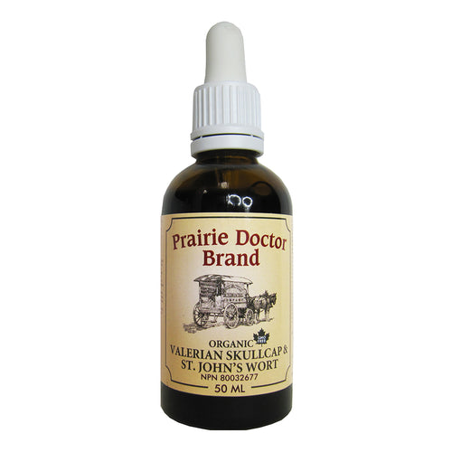 Prairie Doctor Brand - Organic Valerian, Skullcap & St. John's Wort