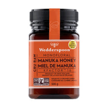 500g Jar of Wedderspoon KFactor 16 Manuka Honey